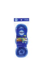 437775 Dawn Poly Mesh Scrubber, 3 Pack, Blue-main-1