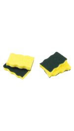 438061 Dawn Heavy Duty Sponges, 9 Pack, Green/Yellow-main-1